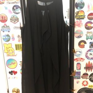 Black dress with silver details